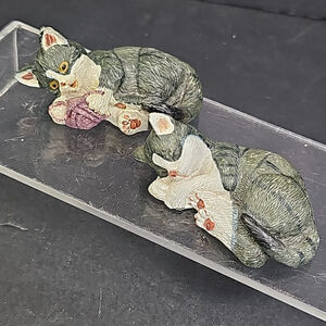 Kitty Cat Resin Kitties Dollhouse Animal Decor CN